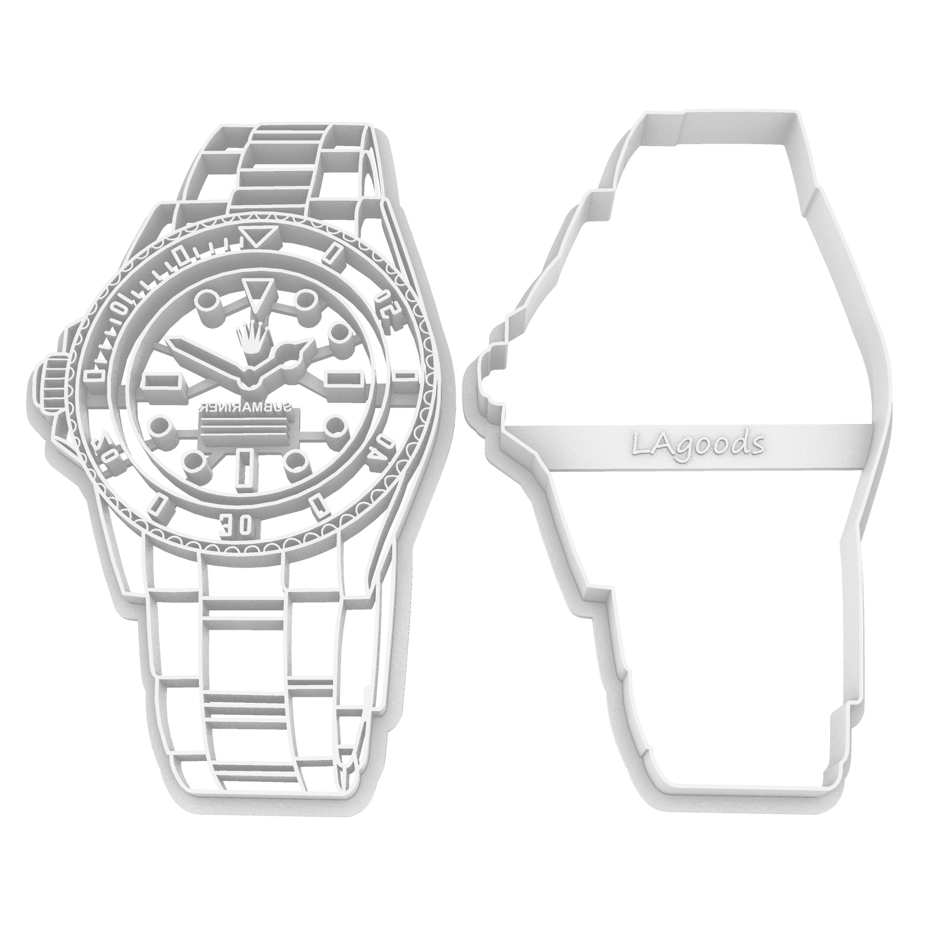 Ausstecher ähnlich Rolex Submariner