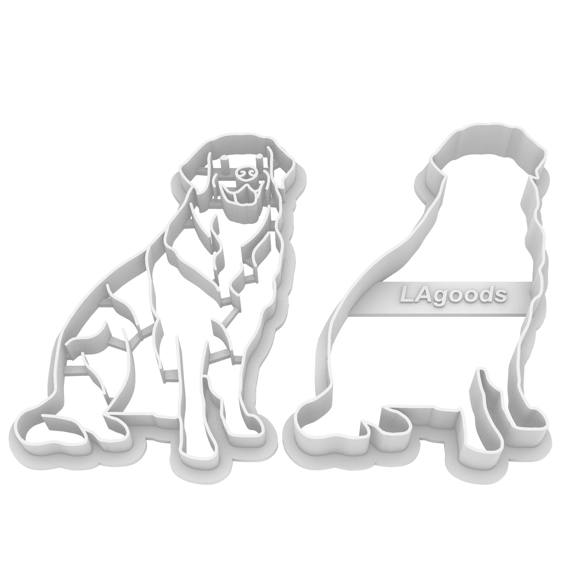 Ausstecher Golden Retriever