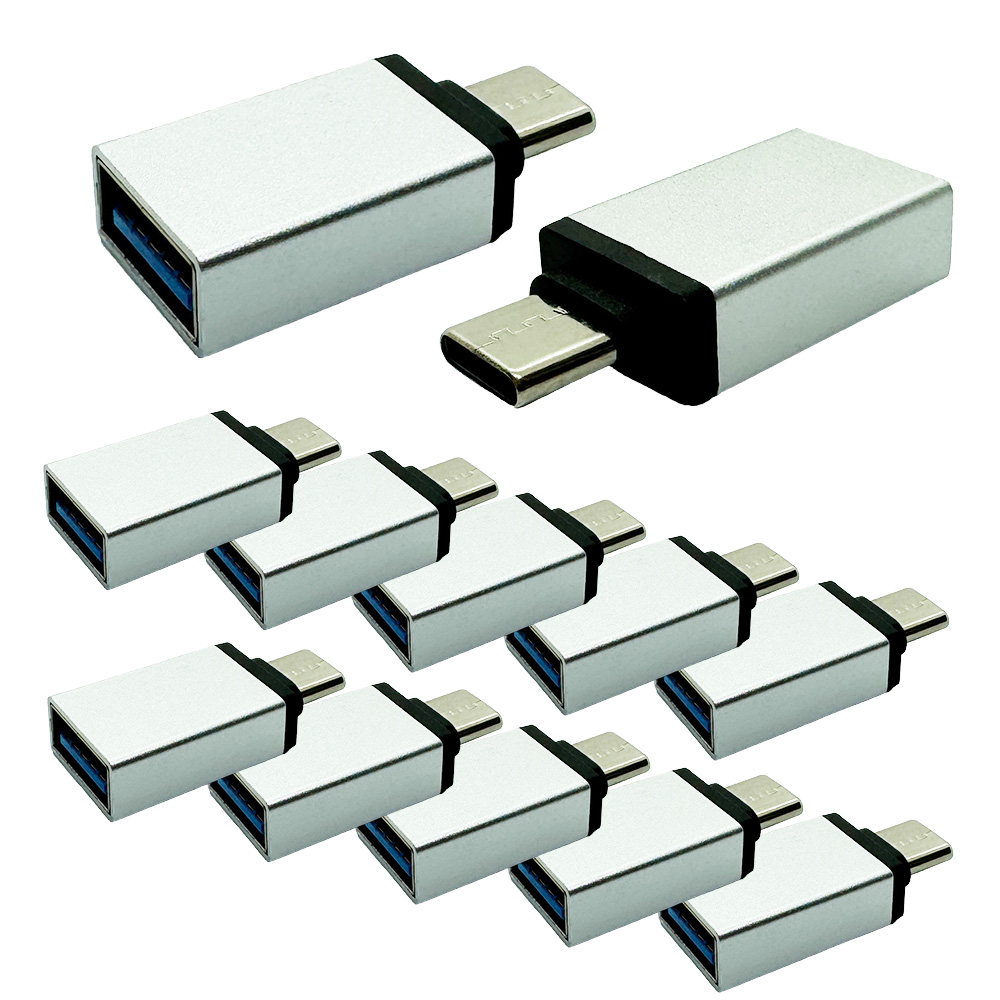 [B2B] USB A zu USB C Adapter Silber