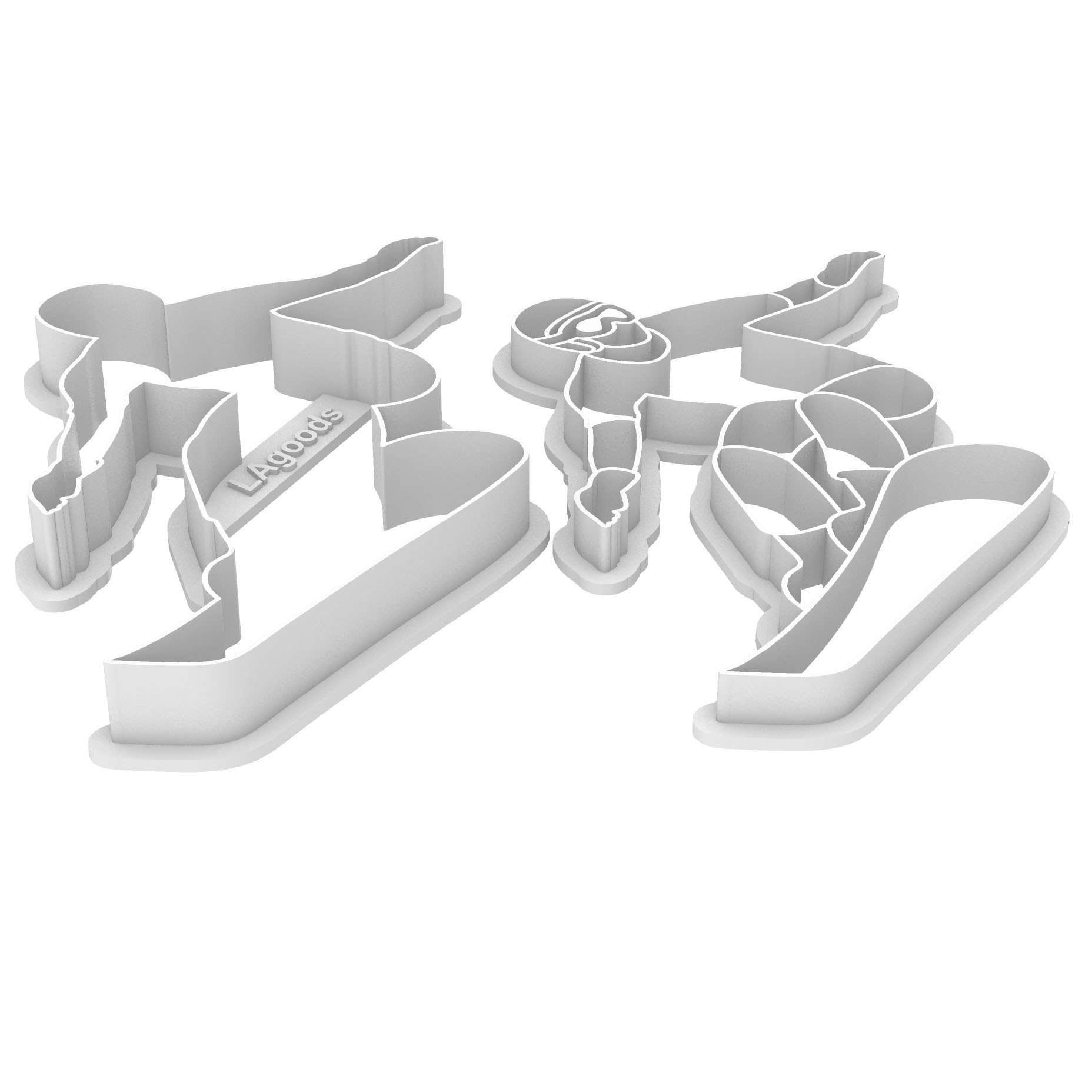 Ausstecher Snowboarder Wintersport