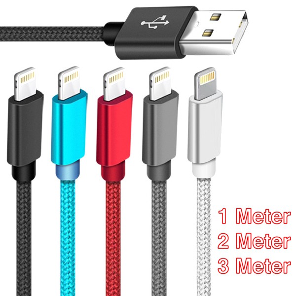Iphone Lightning zu USB Typ A Kabel Nylon 2A